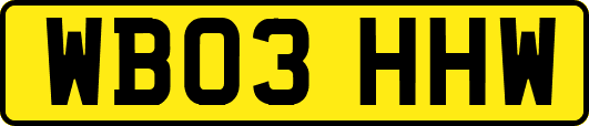 WB03HHW
