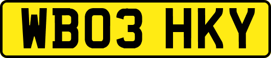 WB03HKY