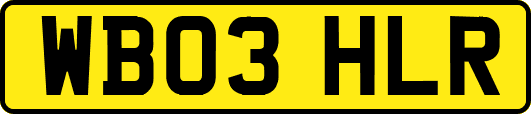 WB03HLR