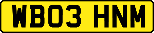 WB03HNM