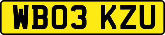 WB03KZU