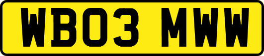 WB03MWW