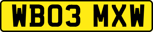 WB03MXW