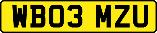 WB03MZU