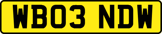 WB03NDW