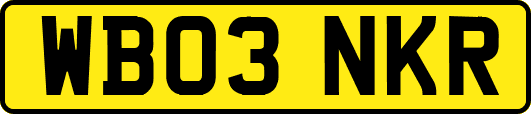 WB03NKR