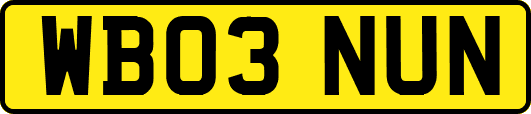 WB03NUN