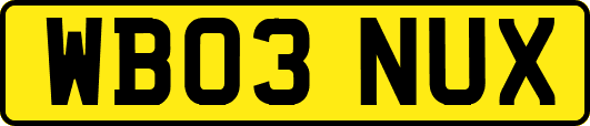 WB03NUX