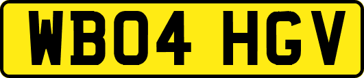 WB04HGV