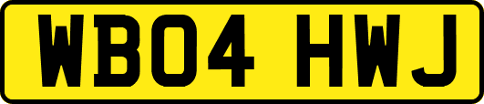 WB04HWJ