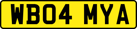 WB04MYA