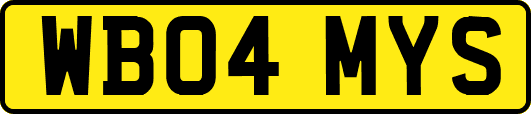 WB04MYS