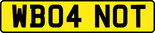 WB04NOT
