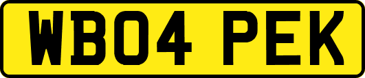 WB04PEK