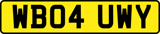 WB04UWY