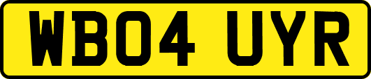 WB04UYR