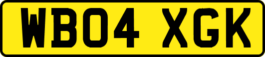 WB04XGK