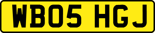 WB05HGJ