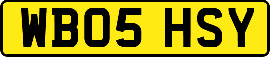 WB05HSY