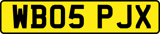 WB05PJX