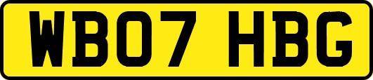 WB07HBG