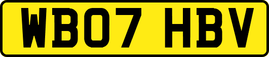 WB07HBV