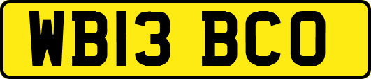 WB13BCO