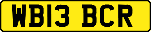WB13BCR
