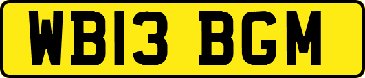WB13BGM