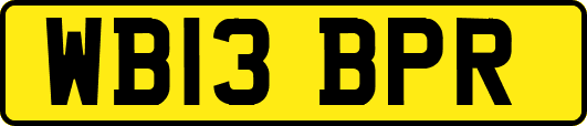 WB13BPR