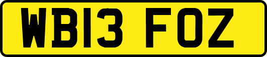 WB13FOZ