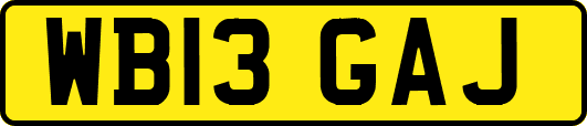 WB13GAJ