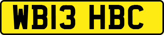 WB13HBC