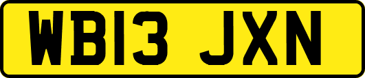WB13JXN
