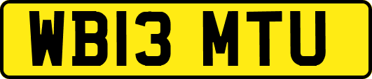 WB13MTU
