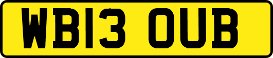 WB13OUB