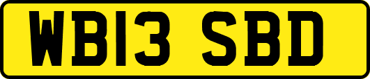 WB13SBD