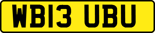 WB13UBU