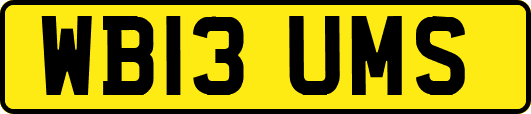 WB13UMS