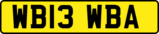 WB13WBA
