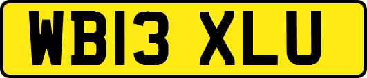WB13XLU