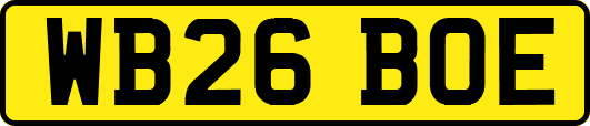 WB26BOE