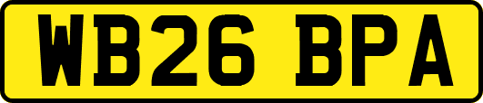 WB26BPA