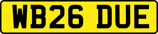 WB26DUE