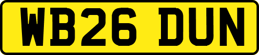 WB26DUN