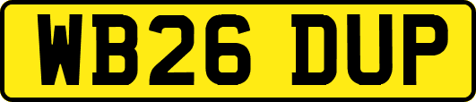 WB26DUP