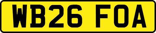 WB26FOA