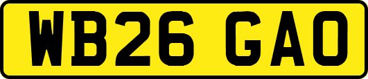 WB26GAO