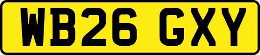 WB26GXY