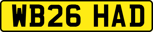 WB26HAD